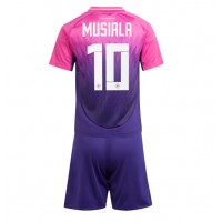 Camiseta Alemania Jamal Musiala #10 Visitante Equipación para niños Eurocopa 2024 manga corta (+ pantalones cortos)